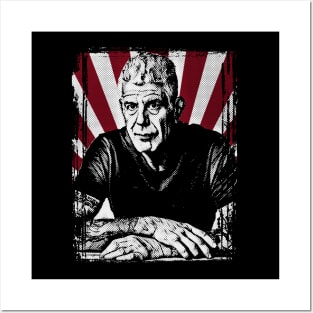 Vintage Anthony Bourdain - Sketch Posters and Art